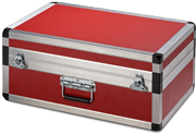 Flightcase with red color